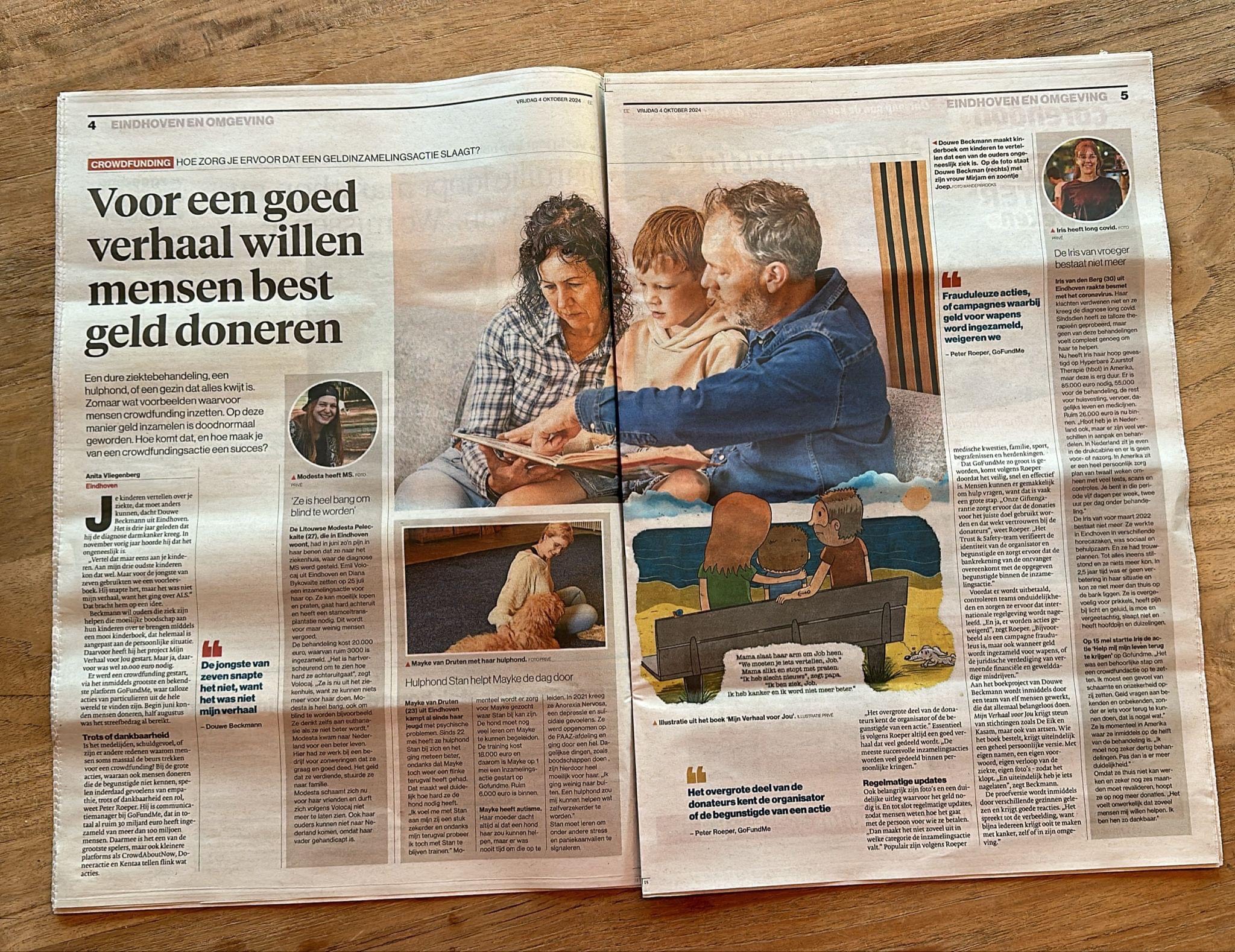 afbeelding van krant artikel